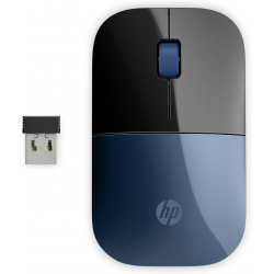 HP Z3700 - Souris sans fil - Bleu - Durée de vie jusqu'à 16 mois avec une seule pile AA