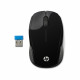 HP 200 Souris sans fil Noire - Forme Galbée - 1000 dpi - 2 piles AAA