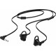HP 150 - Ecouteurs - Noir - Avec micro en ligne et bouton pour répondre et terminer l'appel