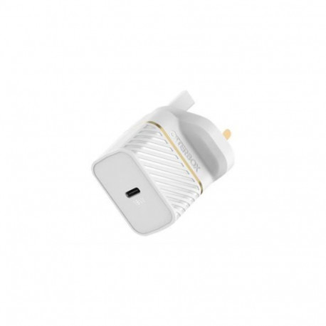 OtterBox Chargeur Secteur UK Wall (Prise Anglaise) Charger 18W - 1X USB-C 18W USB-PD White