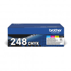 BROTHER TN248VAL - Pack 4 Cartouches (Noir, Cyan, Jaune, Magenta) - 4x1000 pages