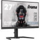 IIYAMA G-Master Black Hawk - Ecran 27'' - Hauts parleurs - DVI - HDMI - DisplayPort - pied réglable en hauteur Black Tuner