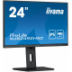 IIYAMA Ecran 24" - LED - 16 9 - Display Port - HDMI - 2xUSB - HUB 1x USB-C - Haut parleurs - Pivot - Pied réglable