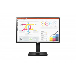 LG Ecran 24" - 24QP750-B - 16 9 - QHD - HDMI - DsiplayPort - USB-C - 2x USB 3.0 - Inclinable Réglable en hauteur