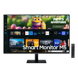 SAMSUNG Ecran 27" - S27CM500EU - Smart Monitor M5 - VA - 2x HDMI - 2x USB 2,0 - Inclinable