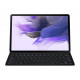 SAMSUNG Book Cover Keyboard Galaxy Tab S7+ S7FE S8+ - Noir - sans Touch Pad clavier non-amovible - EF-DT730BBEGFR