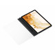 SAMSUNG Note View Cover Tab S7 S8 - Noir - Book cover avec fenêtre transparente et tactile sur l'écran - EF-ZX700PBEGEU