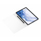 SAMSUNG Note View Cover Tab S7 S8 - Blanc - Book cover avec fenêtre transparente et tactile sur l'écran - EF-ZX700PWEGEU