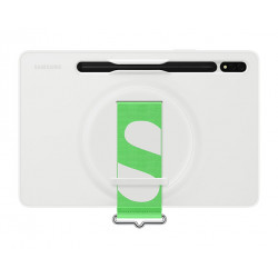 SAMSUNG Strap Cover Tab S8 Blanc - Coque arrière avec lanière - EF-GX700CWEGWW
