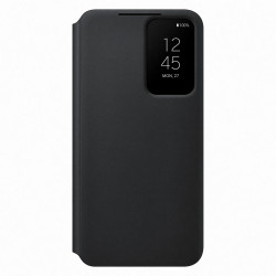 SAMSUNG Galaxy S22 Smart Clear View Cover - Noir - EF-ZS901CBEGEW