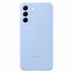 SAMSUNG Galaxy S22+ Coque Silicone - Sky Blue - EF-PS906TLEGWW