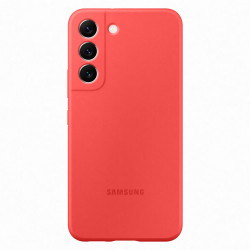 SAMSUNG Galaxy S22 Coque Silicone - Corail - EF-PS901TPEGWW