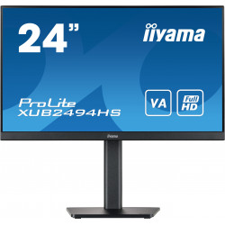 IIYAMA XUB2494HS-B2 - Ecran 23,8" - 1x HDMI - 1x DisplayPort - Réduction lumière bleue - Hauteur réglable - Pivotable