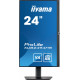 IIYAMA XUB2494HS-B2 - Ecran 23,8" - 1x HDMI - 1x DisplayPort - Réduction lumière bleue - Hauteur réglable - Pivotable