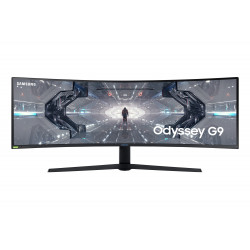 SAMSUNG ODYSSEY G9 - Ecran 49'' Gaming Incurvé -Ultra large - 1x HDMI - USB 3.0 - Hauteur réglable, inclinable, orientable