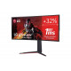 LG 34GN850P-B - Ecran 34" Gaming - Nano IPS - incurvé - 21 9 - QHD - HDMI - USB 3.0 - Inclinable - Hauteur réglable