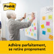 Post-it® Lot de 2 Bloc-notes Chevalet - Meeting Chart Auto-Adhésif - 63.5 cm x 76.2 cm - 30 Feuilles Bloc