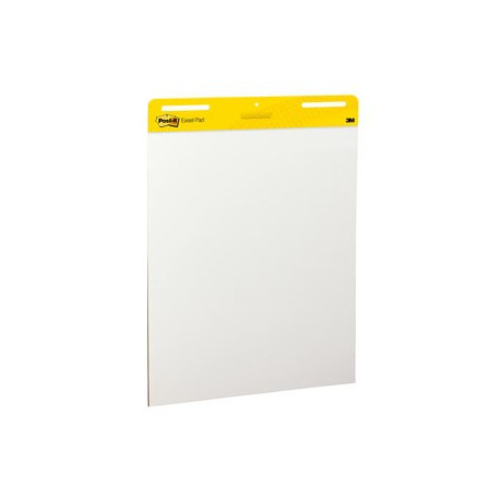 Post-it® Lot de 2 Bloc-notes Chevalet - Meeting Chart Auto-Adhésif - 63.5 cm x 76.2 cm - 30 Feuilles Bloc