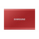 SAMSUNG SSD Externe T7 - 1To - rouge métallique - USB 3.2 - Gen. 2 - MU-PC1T0R WW