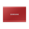 SAMSUNG SSD Externe T7 - 1To - rouge métallique - USB 3.2 - Gen. 2 - MU-PC1T0R WW