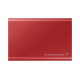 SAMSUNG SSD Externe T7 - 1To - rouge métallique - USB 3.2 - Gen. 2 - MU-PC1T0R WW