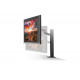 LG Ecran 32" UHD 4K - Blanc - HDMI DP USB-C -USB 3.0 - Haut-Parleurs - Pied ergonomique - Pivotable - Inclinable