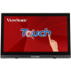 ViewSonic Ecran 15,6" TD1630-3 HD - Tactile capacitif 10 Points - VGA HDMI - Haut-parleurs - VESA 75x75mm