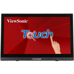 ViewSonic Ecran 15,6" TD1630-3 HD - Tactile capacitif 10 Points - VGA HDMI - Haut-parleurs - VESA 75x75mm