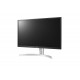 LG 27UL550P-W - Ecran 27" LED UHD 4K - 2x HDMI DisplayPort - Blanc - Hauteur réglable - Pivotable