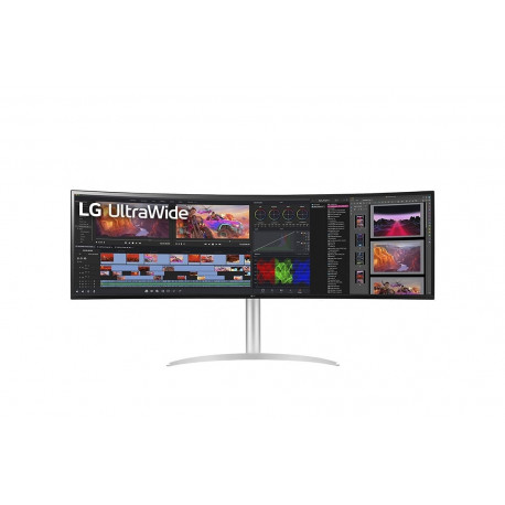 Ecran LG 49" - 32 9 - Incurvé - 2xHDMI DisplayPort 2x USB3.0 - Haut-Parleurs - Inclinable - Hauteur réglable - Orientable