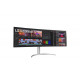 Ecran LG 49" - 32 9 - Incurvé - 2xHDMI DisplayPort 2x USB3.0 - Haut-Parleurs - Inclinable - Hauteur réglable - Orientable