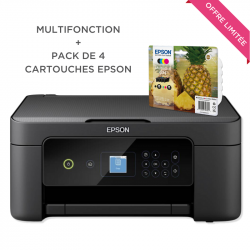 EPSON Expression Home XP-3205 + Pack 4 Cartouches Epson 604 Ananas
