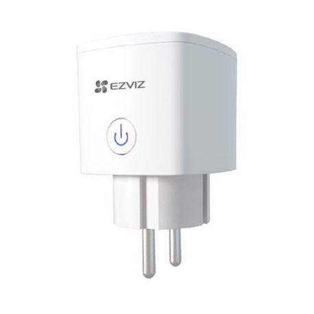 EZVIZ Prise connectée Wifi T30 A - 2.4Ghz 10A 2300W - Google Assistant - Alexa - Programmable par appli - Analyse consommation