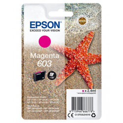 EPSON 603 Cartouche Etoile de Mer Magenta 2,4ml Alarme