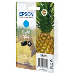 EPSON 604 Cartouche Ananas encre Cyan 2,4ml Alarme