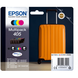 EPSON 405 Multipack Encre Durabrite - Noir 7,6ml + Cyan, Jaune, Magenta 5,4ml