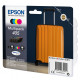 EPSON 405 Multipack Encre Durabrite - Noir 7,6ml + Cyan, Jaune, Magenta 5,4ml