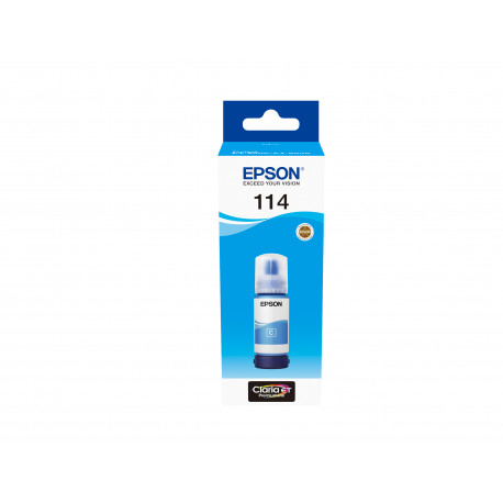 EPSON 114 Bouteille encre Ecotank Cyan 70ml