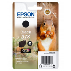 EPSON 378 Cartouche Ecureuil Encre Claria Photo Noir 5,5ml