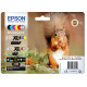 EPSON 378XL - 478XL Multipack Ecureuil - 6 couleurs Noir, Cyan, Magenta, Jaune, Rouge, Gris