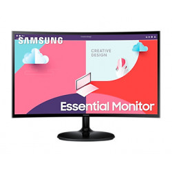 SAMSUNG Ecran 24" S24C360EAU Incurvé - 1920x1080 - 16 9 - VGA - HDMI - AMD FreeSync mode jeu