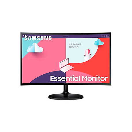 SAMSUNG Ecran 24" S24C360EAU Incurvé - 1920x1080 - 16 9 - VGA - HDMI - AMD FreeSync mode jeu