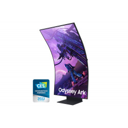 SAMSUNG Ecran 55" LS55BG970NUXEN Gaming Odyssey Ark UHD - Incurvé - Haut-parleurs - Pied réglable
