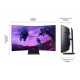 SAMSUNG Ecran 55" LS55BG970NUXEN Gaming Odyssey Ark UHD - Incurvé - Haut-parleurs - Pied réglable