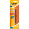 BIC Atlantis Blister de 2 Recharges Bleu