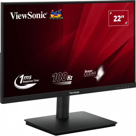 VIEWSONIC VA220-H Ecran 22" - 16 9 - 1920x1080 - LED SuperClear - 250 cd m² - 100Hz - HDMI VGA - VESA 75x75 - Inclinable