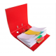 EXACOMPTA Lot de 100 fiches trapézoïdales 10,5 x 24cm