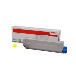 OKI Cartouche Toner ES8453 ES8473 ES8483 Jaune 10 000 pages