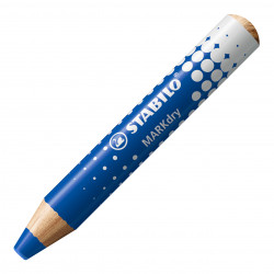 STABILO MARKdry Bleu Crayon Marqueur