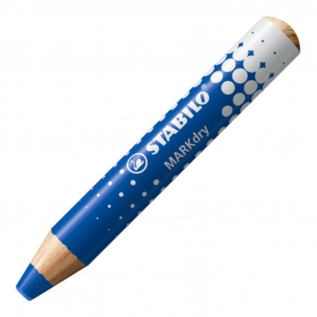 STABILO MARKdry Bleu Crayon Marqueur